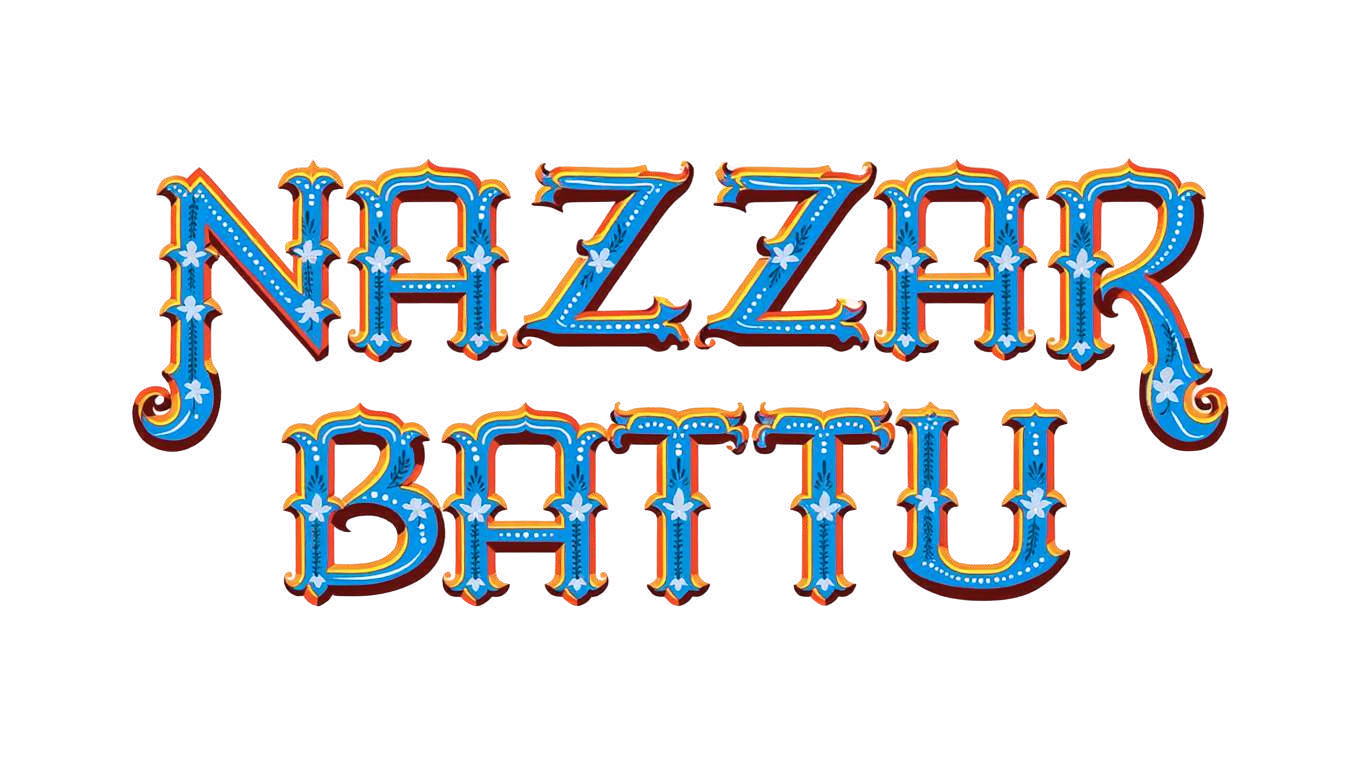 Original Nazzar Battu visual identity artwork