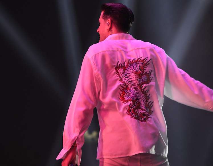 G-Eazy performing in the original concert portfolio image