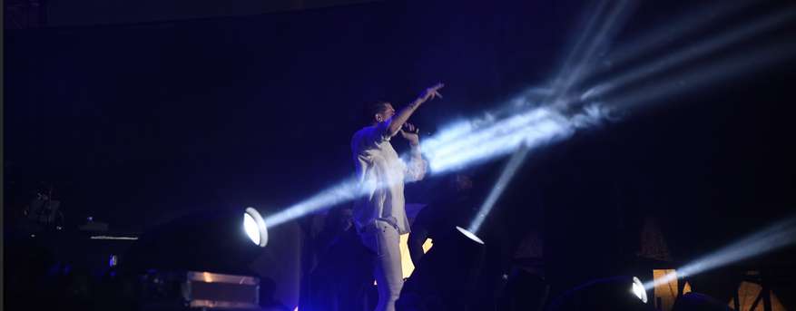 G Eazy live concert — performance view